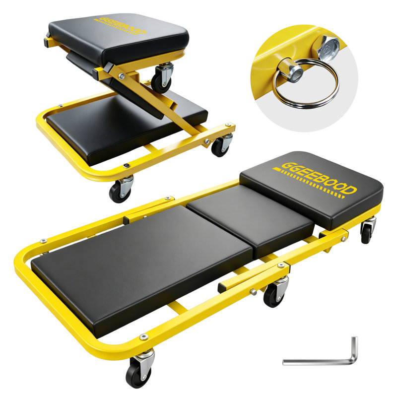 36" Folding Mechanic Creeper Seat, Basic