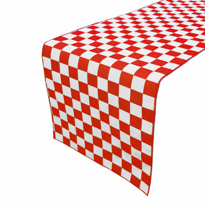 Checkerboard Print Table Runner