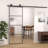 80.7'' Glass without Installation Hardware Kit Barn Door-89497978