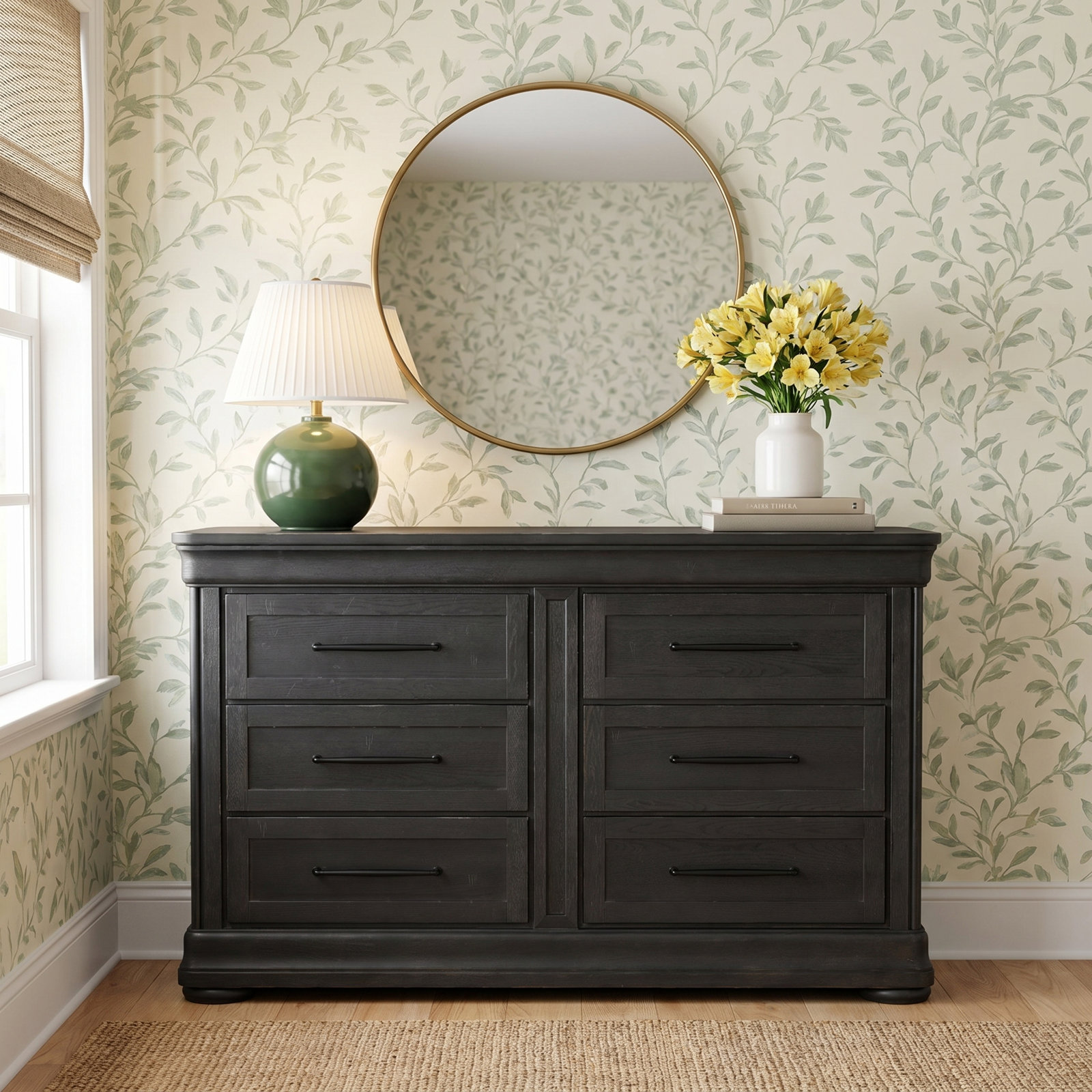Country Living 66" Oak Dresser, Brown