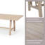 Table de salle à manger de style patio en bois d'acacia de style méditerranéen-99411823