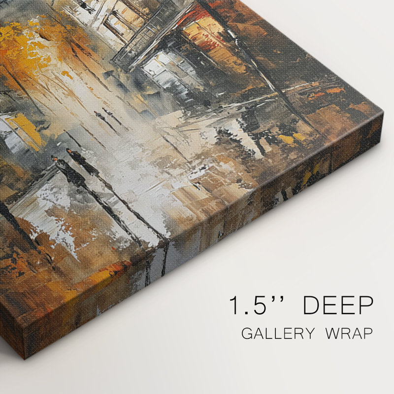 Série LANDSCAPES CCDCLXXI - Toile tendue avec châssis de qualité supérieure - Prêt à être accroché, H 18 po x l 12 po