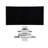 Floating Shelf, 2 Tier-Shelf Wall Unit With Cable Management