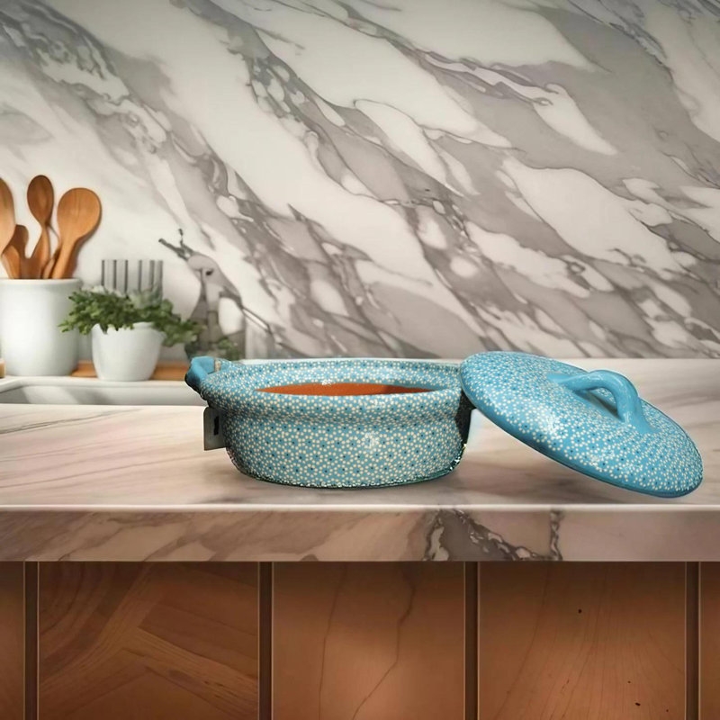 Turquoise Clay 1qt Rice Bowl