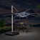 9' x 12' Double Top Deluxe Rectangular Lighted Cantilever Umbrella (must purchase base separately)