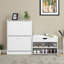 Saer 6 Pair Shoe Storage Bench-100234797-100234798