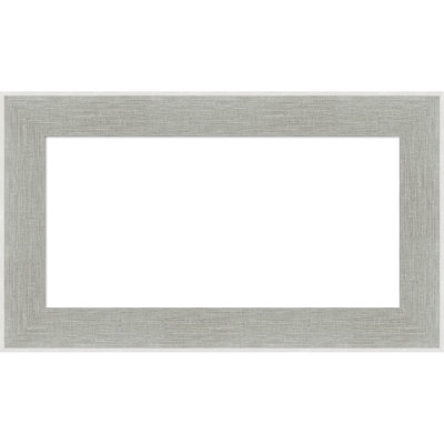 Glam Linen Grey Framed Dry Erase Magnetic Board Organization Boards