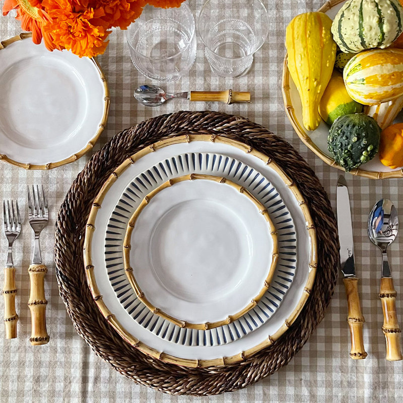 Bamboo Side/Cocktail Plate