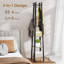 Metal Freestanding 8 - Hook Coat Rack-1332663681
