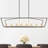 Jacinta 8- Light 55.1’’ Modern Geometric Kitchen Island Pendant Light