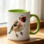 Elegant and Vibrant Stylish Bird Ceramic Mug Printed Novelty, Safe, Insulated, Hand Wash Only, Multipurpose Use.