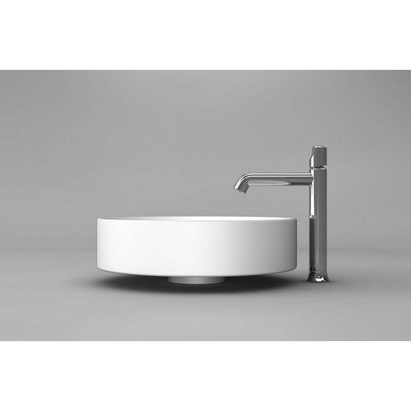 Rho 16.2'' L Bathroom Sink, Starlight White