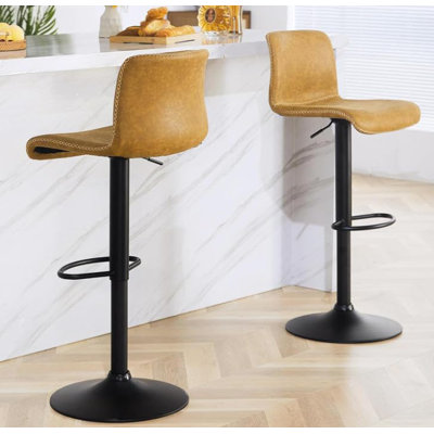 Faux Leather Accent Chair