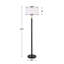Lampe sur pied 61,5 po Cleves