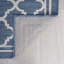 Tapis bleu à tissage plat Danesfield-633282727