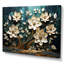 Blanc et bleu, charmante fleur printanière, art mural I-1459968798-1459968864