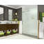 Porte de douche coulissante simple sans cadre 48 po x 75 po Coraline-30108691
