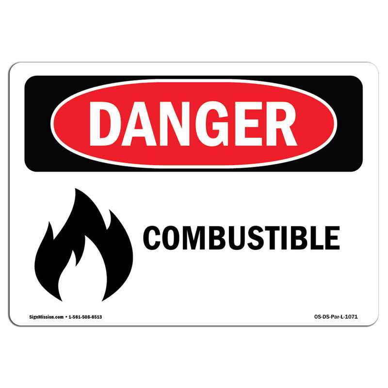 Plaque en aluminium combustible 12 x 18, H 12 po x l 18 po x P 0,1 po