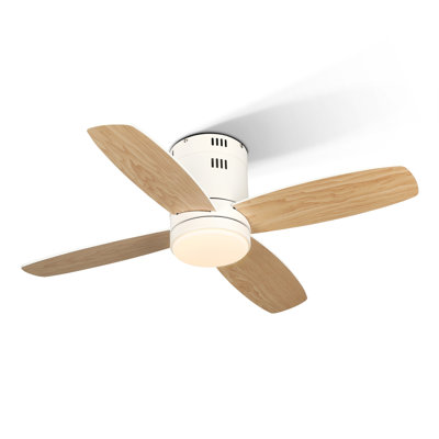 Karlena 36'' Ceiling Fan with LED Lights and Remote Control for Bedroom