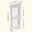 12" Bathroom Wall-Mounted Storage Rack, Float Mounting Design,(KD-Packing)-1825462591