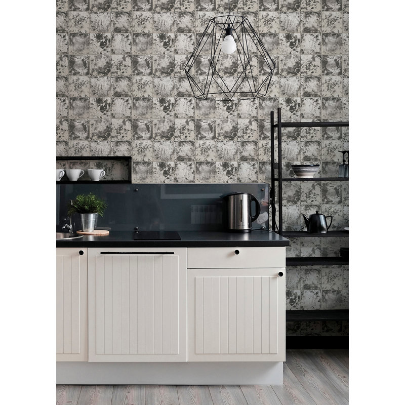 Carrelage Demitrie, Gris foncé
