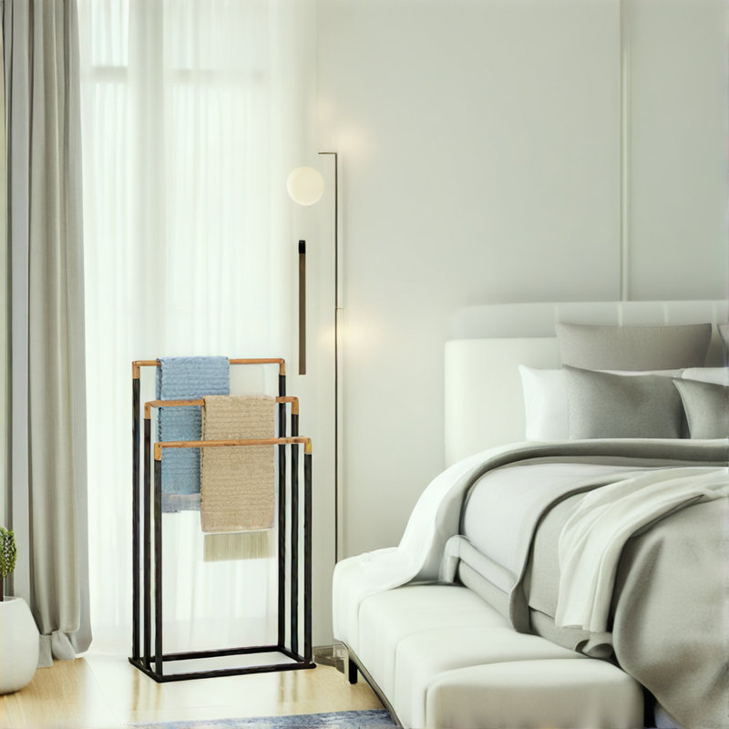 Free Standing Towel Blanket Rack