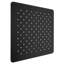 Black Studio Rain Fixed Shower Head-976073029