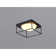 3 - Light Matt Black Square/Rectangle Pendant
