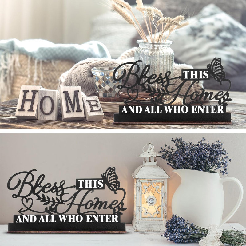 Art de table inspirant la foi - signe «God All Things Are possible»