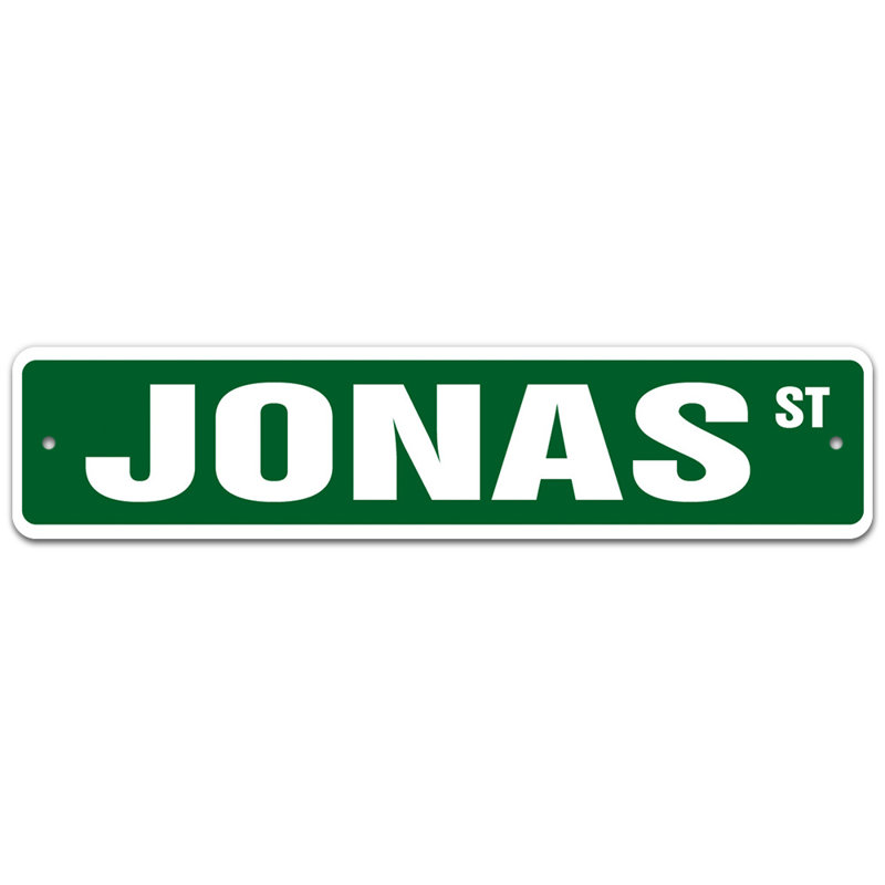 Plaque de rue Sumava, H 7 po x l 30 po x P 0,1 po