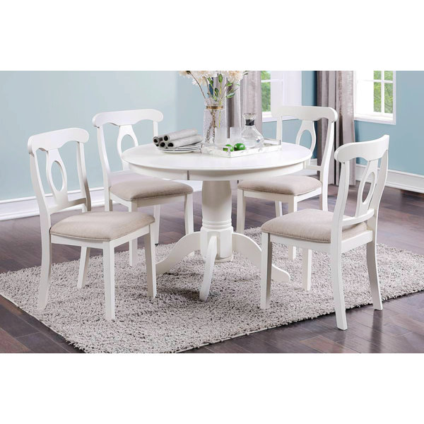 Red Barrel Studio® Lindola 5 - Piece Pedestal Dining Set | Wayfair