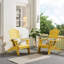 Chaise de patio Adirondack, surdimensionné pour l'extérieur 350 lb avec porte-gobelet, siège d'extérieur toutes saisons résistant aux intempéries et à la décoloration, jaune-510571920-526142699