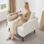 Chaise avec accoudoirs rembourrés 37 po-112255725