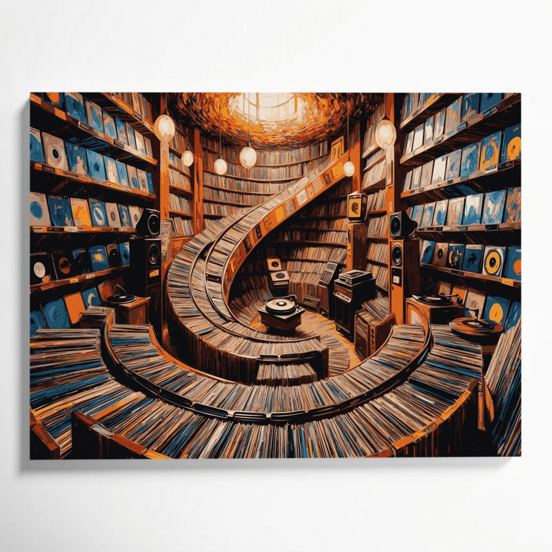 Art musical sur toile, H 24 po x l 36 po
