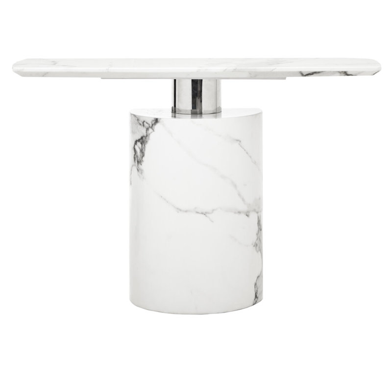 120cm Marble Top Console Table