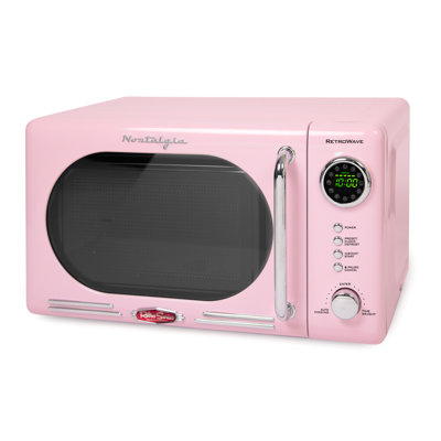 Nostalgia Retro 0.7 Cubic Foot 700-watt Countertop Microwave Oven