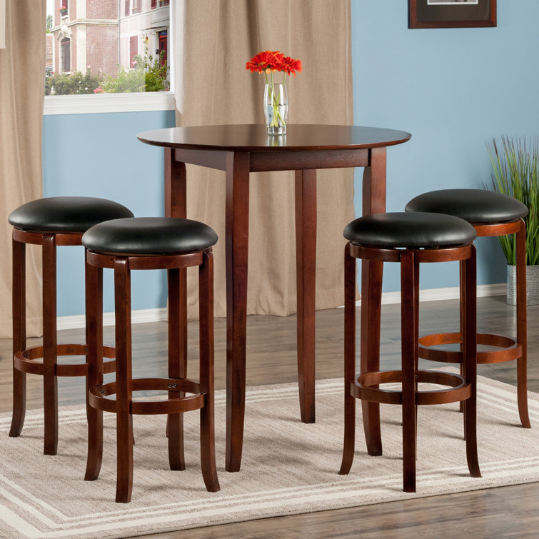 Emilio 4 - Person Walnut Four Leg Dining Set