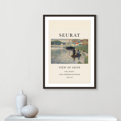 View Of Seine by Georges Seurat