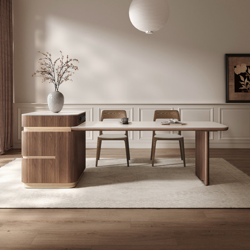 Table de salle à manger de luxe française simple et légère