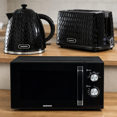 Daewoo Black Argyle Microwave