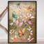 Oliver Gal Flying Over Gold Butterflies - Leaf Framed Shadowbox Art-349904172-349904177