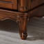 Armoire d'entrée en bois d'hévéa de style rétro