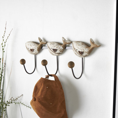 Bonville Wall 3 - Hook Wall Mounted Coat Rack
