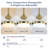 60" Solid Wood Ceiling Fans Dimmable LED Light Ceiling Fan With Remote, 6-Speed Noiseless Reversible DC Motor, White-2024726985-2024726978