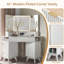 Meuble-lavabo de coin cannelé l 47,3 po-994820698