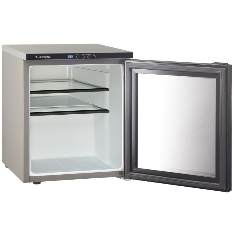 Porte pleine en verre 1,6 pi³ Mini réfrigérateur autoportant
