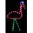Small Flamingo Nautical Lighted Display