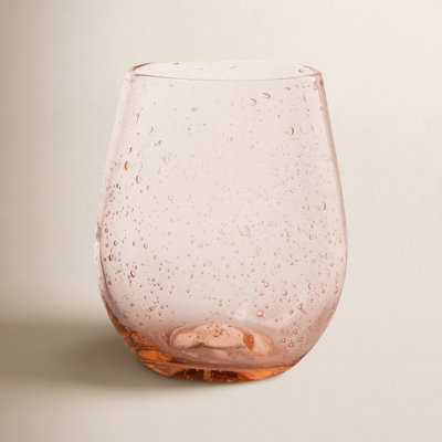 Eradu 14oz. Handmade Stemless Wine Glass