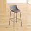 Barbee Upholstered Counter Stool with Metal Frame-49673745