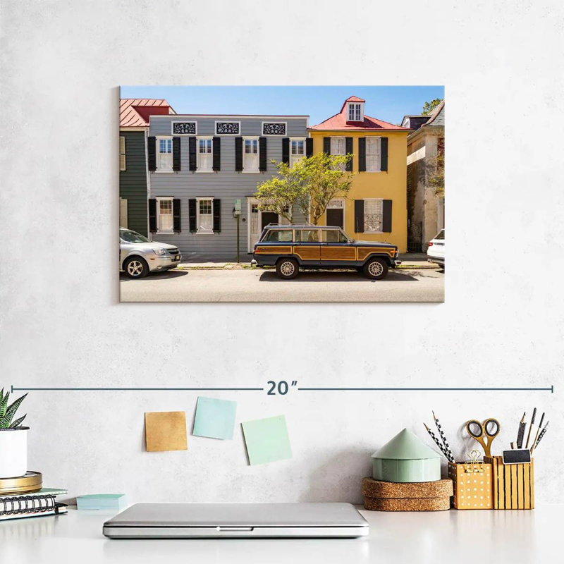 Rorry Houses In Charleston, 8" H x 12" W